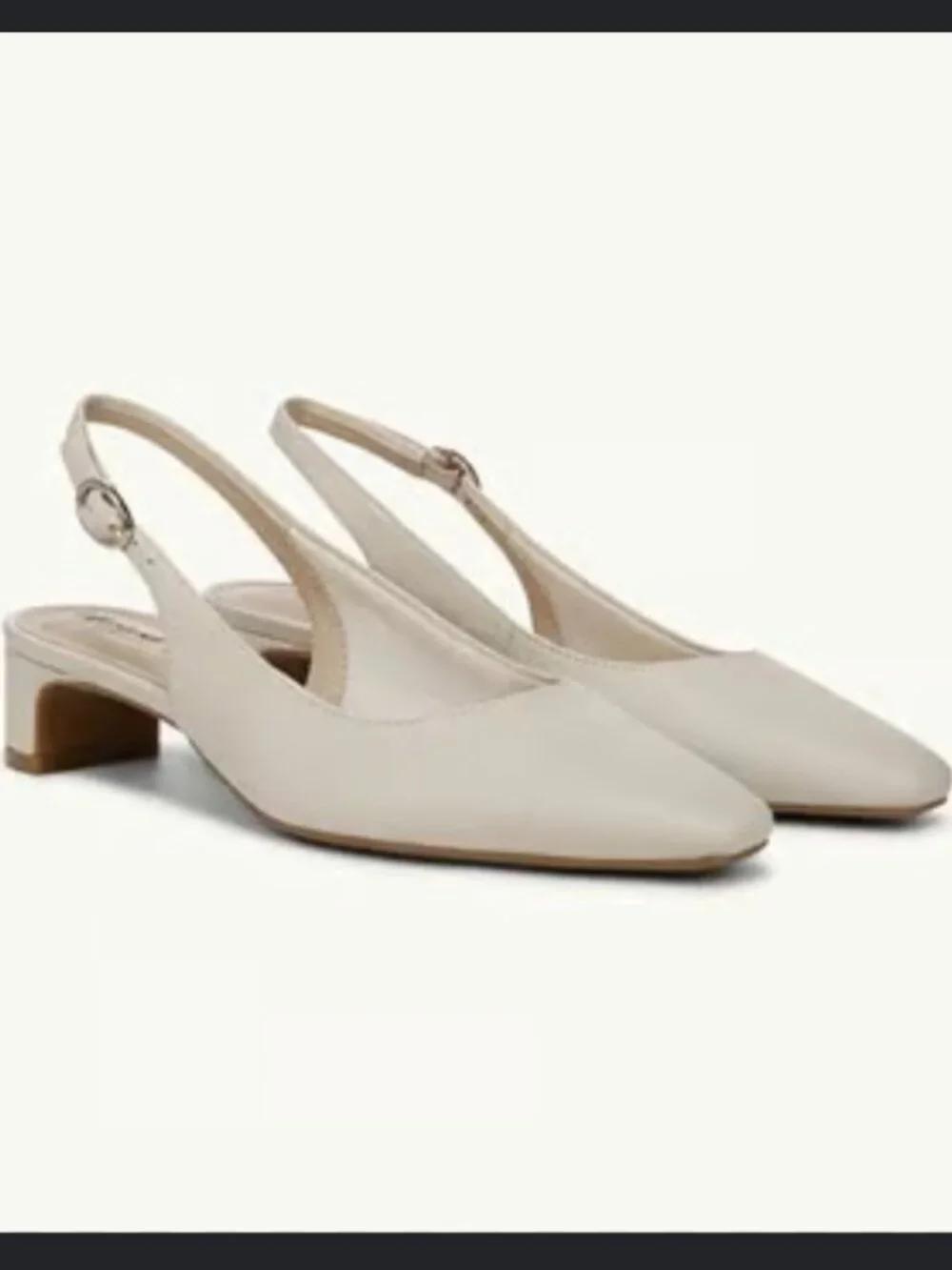 LifeStride Lorena Slingback Pumps – Bright White – Size 9 (NWB)